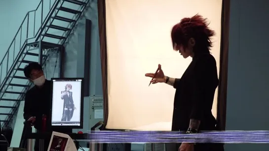 Sugizo in Tenkaippin official poster shooting making 2023.8.6