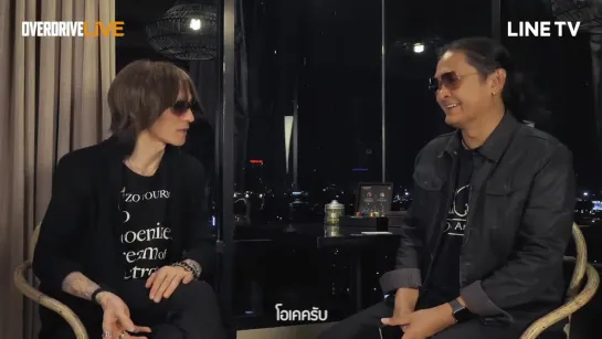 SUGIZO interview for OverdriveLive, Bangkok, March 2019