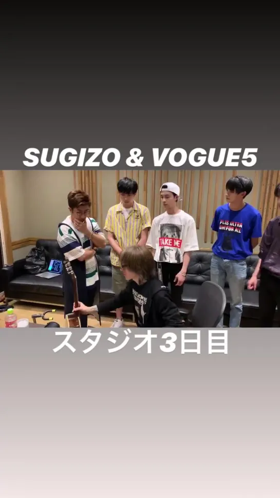 Sugizo with VOGUE5, Recording, June 2019, pt3