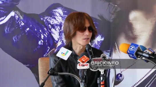 Press conference SUGIZO LIVE 2019 COSMIC DANCE in BANGKOK, 2019.3.2, Ver. 2