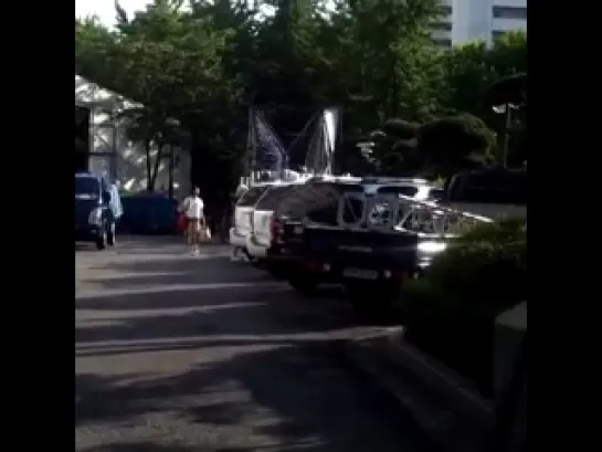 f(x) Leaving SBS inkigayo (140706)