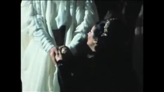 Montserrat Caballe in Final Scene Norma Orange 1974