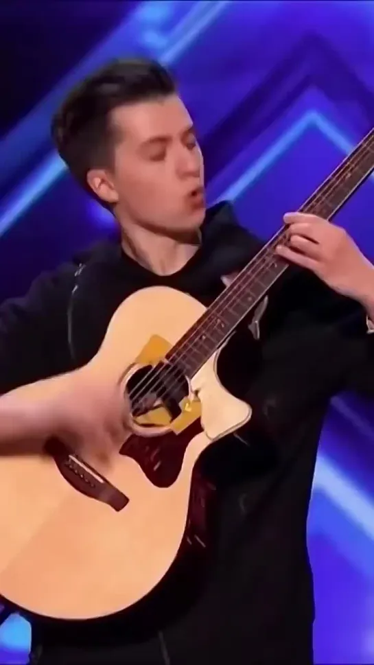 When a guitarist joins America’s Got Talent…