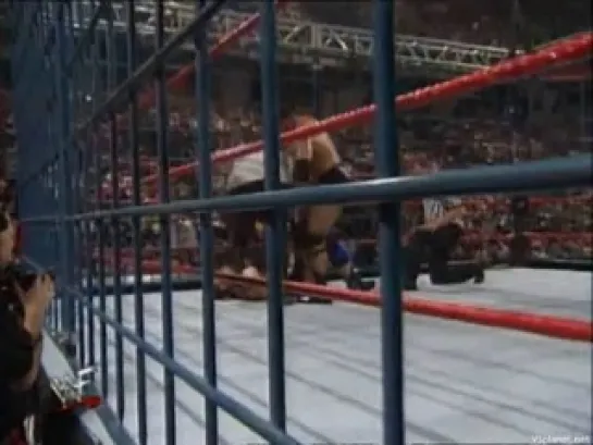 Ken Shamrock vs Mankind vs The Rock, Cage match, WWF Breakdown 1998