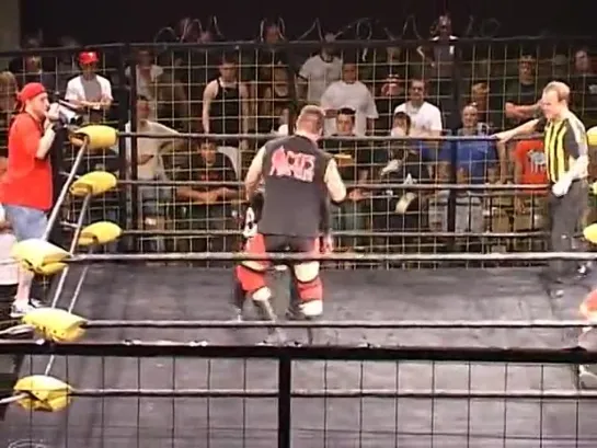 El Generico, Franky The Mobster, Kevin Steen & LuFisto vs. BLKOUT vs. Eddie Kingston, Justice Pain & Nick Gage - [CZW - Trapped][12.08.2006]