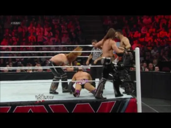 Zack Ryder, R-Truth and Santino Marella vs. 3MB.WWE.Monday.Night.RAW.2013.04.08.