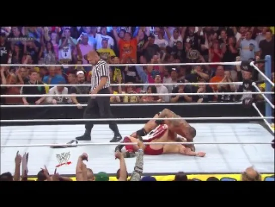 [WM]Triple H Turns Heel And Randy Orton Cashes In Money In The Bank (2013 SummerSlam)