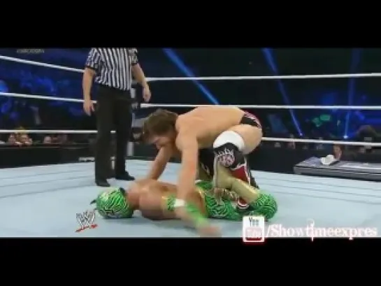 [WM] Sin Cara and Rey Mysterio Vs Team Hell No WWE Smackdown 2113 - 1st February 2013 HD Full