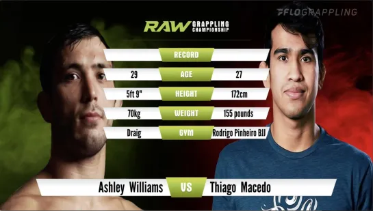 Ashley Williams vs Thiago Macedo #RAW