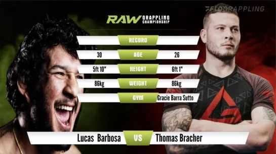 Lucas Hulk Barbosa vs Thomas Bracher #RAW