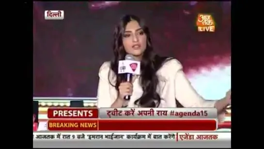 Sonam Kapoor on intolerance