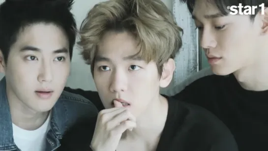 150721 @Star1 Magazine Photoshoot - Chen Suho Baekhyun