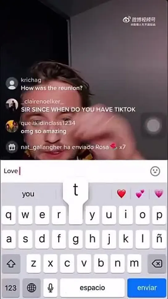 Tom Feltons livestream on Tiktok, January 3, 2022