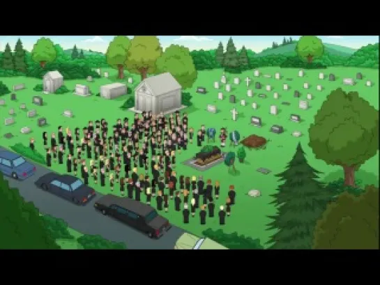 FAMILY GUY - Maggie's funeral