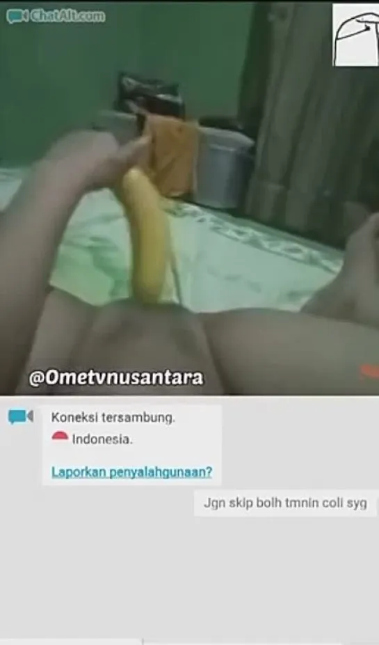 vcs tobrut pakai pisang