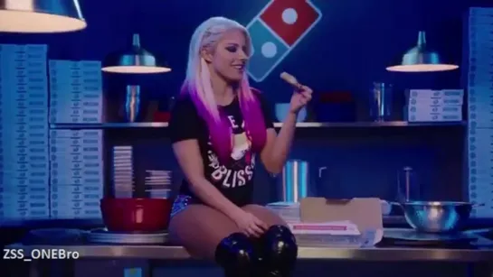 GODDESS Alexa Bliss Dominos Pizza Commercial Fashion Police Fandango Tyler Bree