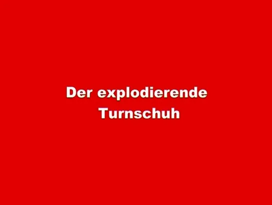 Der explodierende Turnschuh (1980) dir. Jörg Buttgereit