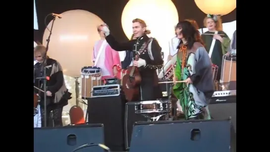 Sigur Rós with Björk on drums -  Gobbledigook - live at Náttúra concert, Reykjavik (2008)