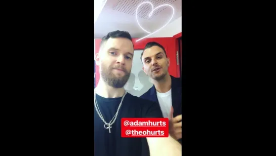 Hurts at ENERGY Berlin (@energyberlin) • Instagram Stories 13.07.2017