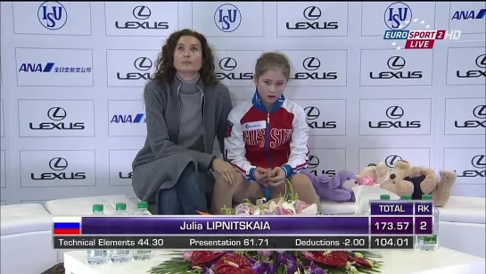 Юлия Липницкая-2014 Lexus Cup of China