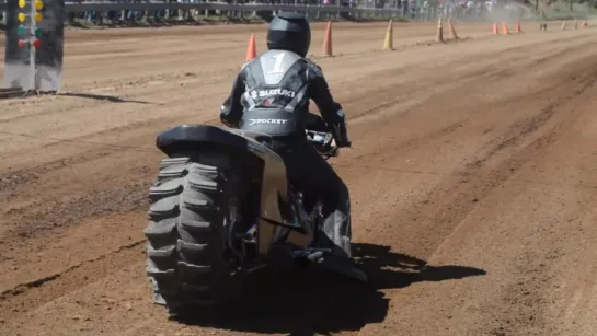 Top Fuel Motorcycle Dirt Drag Racing