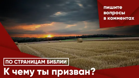 К чему ты призван?