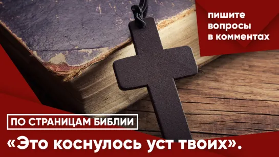 «Это коснулось уст твоих».