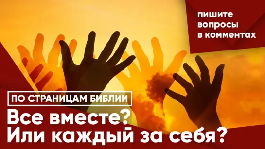 Все вместе? Или каждый за себя?