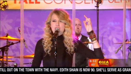 Taylor Swift - Love Story (Live on Good Morning America 2008)