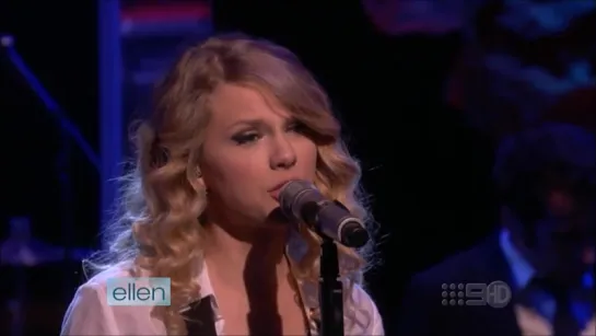 Taylor Swift - Love Story (Live on The Ellen Show 2008)