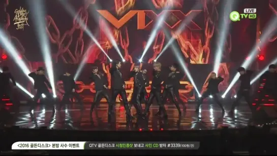 160121 VIXX (빅스) - Intro + Chained up (사슬) + Error (에러) @ The 30th Golden Disk Awards 골든 디스크 어워드