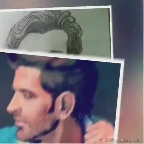 Some fan arts of @iHrithik shared on an Instagram page of - Cosmic_Lucky - - Video Link -