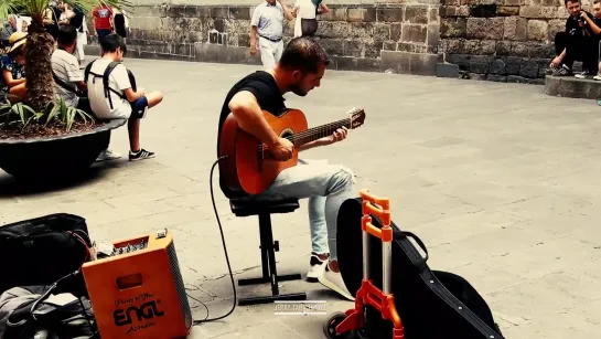 COSTY - DUSK TILL DAWN (FLAMENCO COVER) - STREET MUSIC IN BARCELONA /Музыка улиц Барселоны/