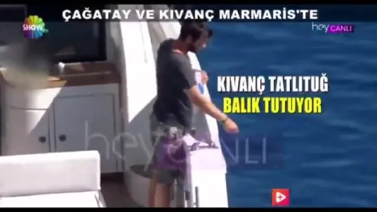 Kivanç Balık tutuyor . Июнь 2018