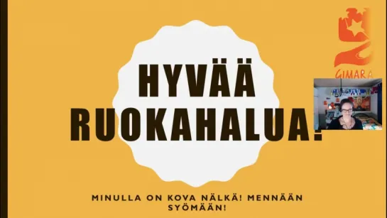 Tulkaa syömään! Ruoka on valmista