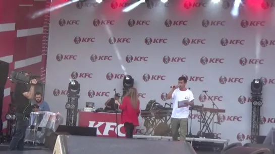 Алиса Трифонова и Кристиан Рошка(#KFCBattleFEST,#ПаркСокольники,#БериСвое,22.7.18)