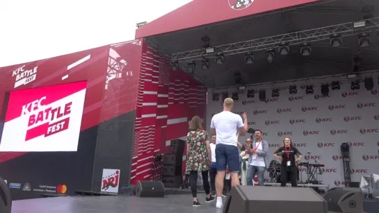 Снимают(#KFCBattleFEST,#ПаркСокольники,#БериСвое,22.7.18)