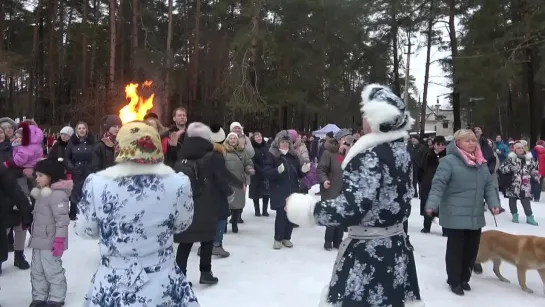 Фольклорный коллектив ''ЛюбоМило''-Выйду на улицу(Масленица,Ильинский пруд,г.п.Ильинский,26.02.2023)