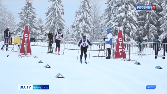 В Петрозаводске прошел Чемпионат Карелии по лыжным гонкам 2021 Петрозаводск