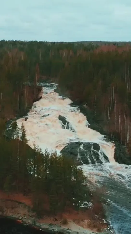 Самый большой водопад Карелии! Водосброс на Пальеозерской ГЭС, Гирвас 2023