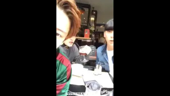 [VIDEO] 170329 Chanyeol on Kasper's Instagram Live