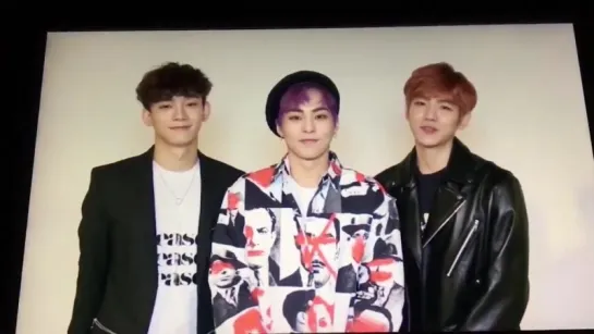 EXO_CBX Video Message for Nikkan Sports