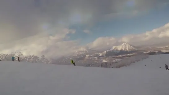 Snowboarding in RUSUTSU @ EXO Chanyeol