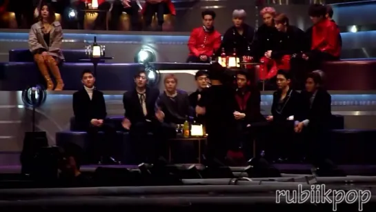 161202 [MAMA 2016] EXO reaction to Baekhyun & Suzy - "Dream"