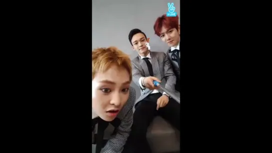 161112 [V Live] #CBX Chen, Baekhyun, Xiumin