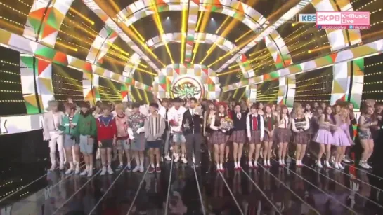 160902 KBS Music Bank EXO "Louder" win