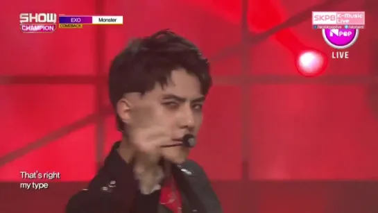 Comeback Stage 160622 EXO-Monster Show Champion