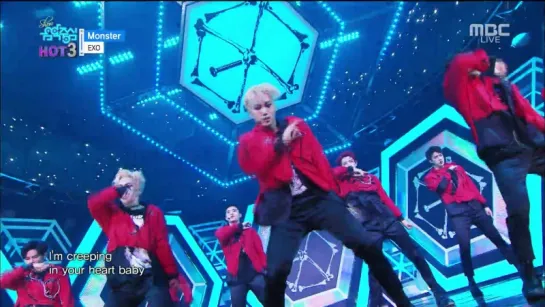 160618 [MBC Music Core] EXO - Monster