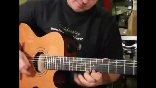 Roman Miroshnichenko plays on Wechter guitar unplugged#1