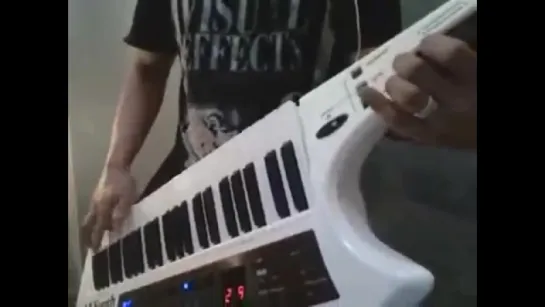 Ax-Synth Keytar Solo Hotel california